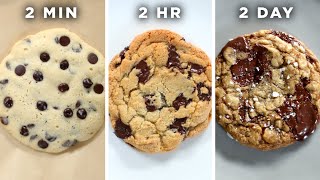 2Minute Vs 2Hour Vs 2Day Cookie • Tasty [upl. by Sihtnyc182]