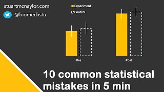 Ten Statistical Mistakes in 5 Min [upl. by Eille]