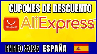 Nuevos Cupones de Descuento Aliexpress Enero 2025  Aliexpress España [upl. by Elleon]