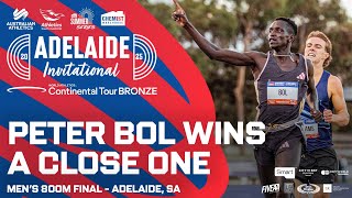 Mens 800m Final  2025 Adelaide Invitational [upl. by Anemolihp]