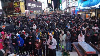 LIVE TARAWEEH IN TIMES SQUARE [upl. by Nade]