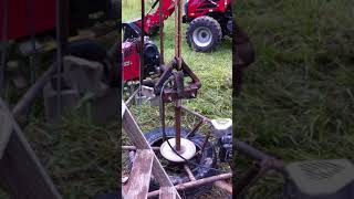 DIY Portable Water Well Drilling Rig Made From Scrap Material [upl. by Etyam]