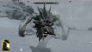 Skyrim Main Quest speedrun in 2258 IGT [upl. by Medrek]