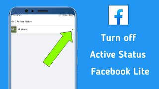 How To Turn Off Active Status On Facebook Lite [upl. by Gabrielli649]