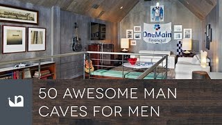 50 Awesome Man Caves For Men [upl. by Arabeila]