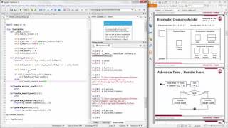 Queuing System Discrete Event Simulation in Python Eventscheduling [upl. by Debarath]