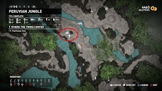 Peruvian Jungle Treasure Chest amp Document Location  Shadow of the Tomb Raider [upl. by Fesuoy965]