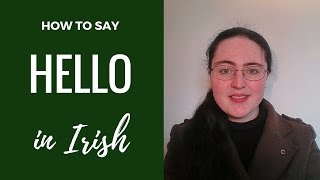 How to say Hello in Irish bitesizeirish [upl. by Freytag592]