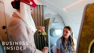 What First Business And Economy Classes Are Like On Emirates  Business Insider [upl. by Jami]