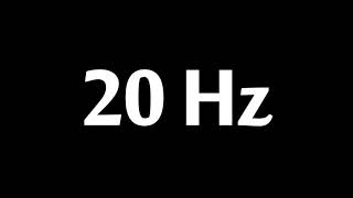 20 Hz Test Tone 10 Hours [upl. by Elburr145]