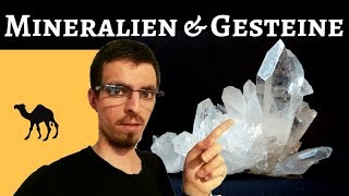 Mineralien und Gesteine  Was ist der Unterschied Und welche Gesteinsarten gibt es  Tobias Huhn [upl. by Lynne]