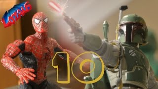 SPIDERMAN STOP MOTION Action Video PART 11 [upl. by Hanimay]