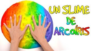 Cómo hacer un Slime Arcoíris🌈💩 [upl. by Samuelson]