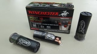 Winchester PDX1 12 Defender 12 gauge Gel Ammo Test [upl. by Atnaloj]