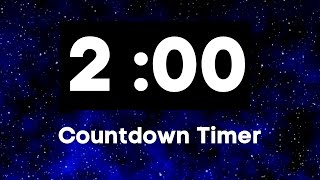 2 Minute Timer  Countdown Timer with Alarm  Classroom Timer [upl. by Niloc]