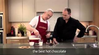 How to make a hot chocolate using an aerolatte milk frother [upl. by Oniliuqnart]