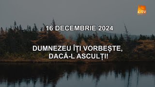 Cuvantul Lui Dumnezeu pentru Astazi  16122024 [upl. by Bamford]