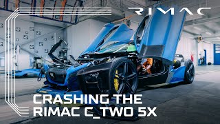 CRASHING THE RIMAC NEVERA HYPERCAR 5X [upl. by Armalda35]