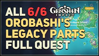 All Orobashis Legacy Parts IV Genshin Impact Full Quest Line [upl. by Ffirahs220]