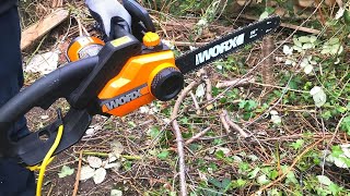 WORX 16quot Electric Chainsaw [upl. by Llewsor288]