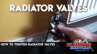 How to tighten radiator valves [upl. by Rosabella306]