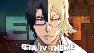 Aizen x Urahara  GTA IV Theme Edit [upl. by Malvina]