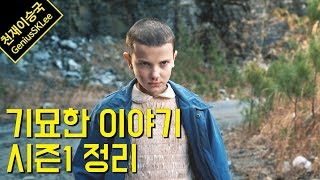 초능력 소녀와 소년들 그리고 괴물 기묘한 이야기 시즌 1 내용 정리 [upl. by Cally]