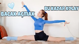 Şpagat nasıl açılır  Bacak açmak  Esneme hareketleriyle kolay şpagat açmak [upl. by Bobine]